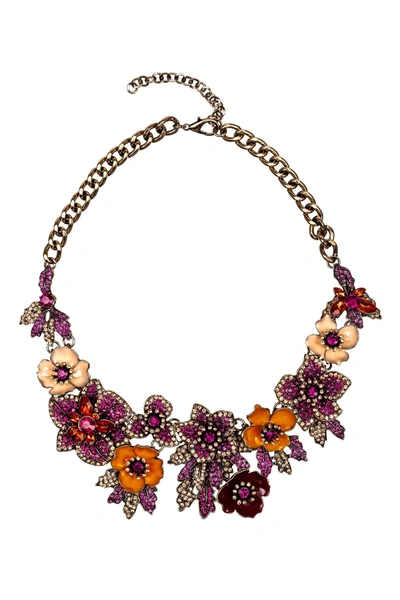 Eye Candy La Amata Statement Necklace In Pink