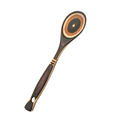 Island Bamboo Pakkawood 12-inch Spoon In White