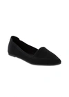 MIA CORRINE KNIT FLATS IN BLACK