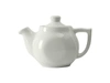 Tuxton Teapots, Creamers & Sugars Tea Pot W/lid 18oz 7-1/8"x4-7/8"h, 12 Pieces