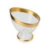 Classic Touch Decor Footed Candy Bowl- Gold