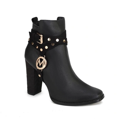 Mkf Collection By Mia K Brooke Ankle Boot In Black