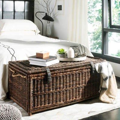 Happimess Caden 46" Wicker Storage Trunk