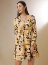 CAMPUS SUTRA WOMEN FLORAL STYLISH CASUAL DRESSES