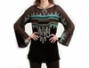 ROJA COLLECTION TAXCO TUNIC IN BLACK
