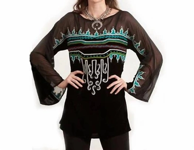 Roja Collection Taxco Tunic In Black