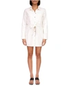 SANCTUARY THE UTILITY SHIRTDRESS IN WINTER WHITE