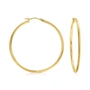 Ross-simons Italian 2mm 18kt Yellow Gold Hoop Earrings In Gold