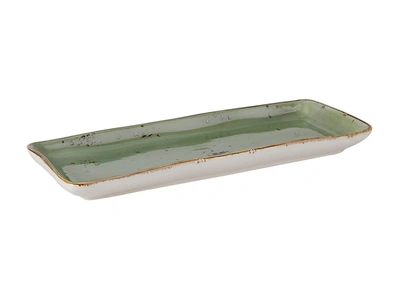 TUXTON ARTISAN GEODE TRAY 13-3/4"X5"X1-1/4", 12 PIECES