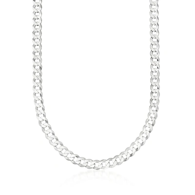 Ross-simons Men's 8mm Sterling Silver Curb Link Necklace
