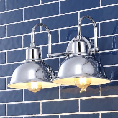 Jonathan Y Frisco 17.25" 2-light Farmhouse Industrial Iron Led Vanity