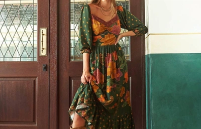 Z & L Jade Maxi Dress In Jungle In Multi