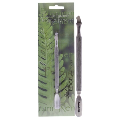 Satin Edge Cuticle Pusher And Pterygium Remover By  For Unisex - 1 Pc Cuticle Pusher In Green