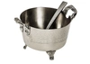Classic Touch Decor Large Silver Color Candy/container Bowl