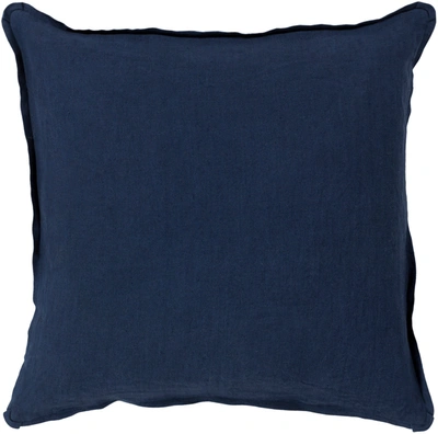 Surya Solid Decorative Pillow In Blue