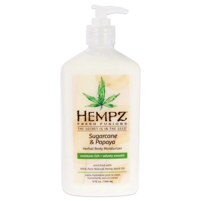 Hempz Sugarcane And Papaya Herbal Body By  For Unisex - 17 oz Moisturizer