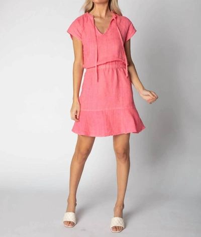 S'edge Raleigh Dress In Flamingo In Pink