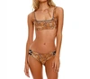 AGUA BENDITA JAMBO COLLEEN BIKINI TOP IN ANIMAL PRINT