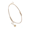 Sohi Gold Plated Designer Pendant In Gold