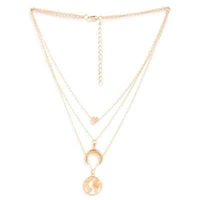 Sohi Women Gold-plated Set Of 3 Designer Chains