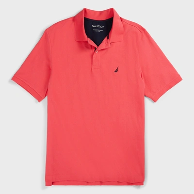 Nautica Men's Classic-fit Deck Polo Shirt In Pink