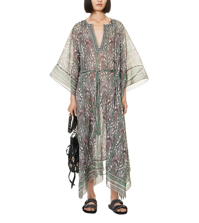 Isabel Marant Bagadhi-gf Kaftan Dress In Ecru