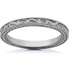 Pompeii3 Vintage Scroll Sophia Wedding Ring In Multi
