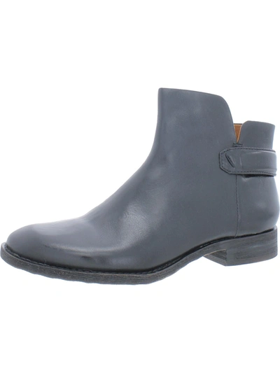 Sarto Franco Sarto Lara Womens Leather Flat Ankle Boots In Black