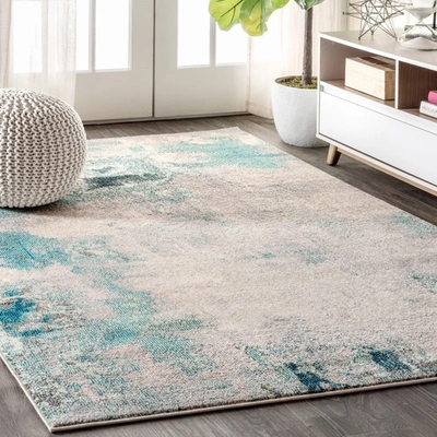 Jonathan Y Contemporary Pop Modern Abstract Vintage Area Rug In Beige