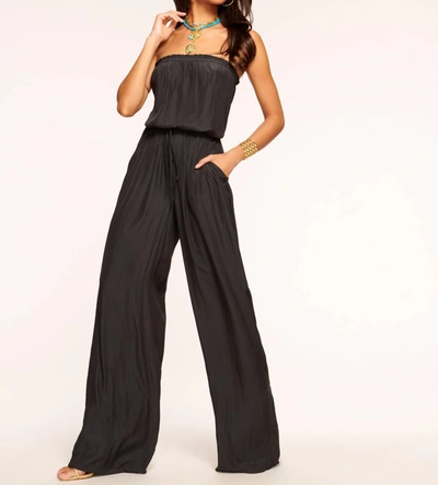 Ramy Brook Selma Strapless Jumpsuit In Black