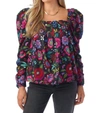 CROSBY BY MOLLIE BURCH WINNIE TOP IN MULTI