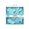 R & M International 4 Piece Dental Shapes Cookie Cutter Set In Silver