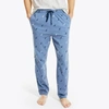 NAUTICA MENS LOGO PRINT KNIT SLEEP PANT