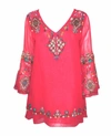 VINTAGE COLLECTION WOMEN'S JULIAN TUNIC IN CORAL