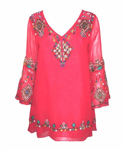 Vintage Collection Women's Julian Tunic In Coral In Pink