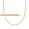 Ross-simons 2.6mm 14kt Yellow Gold Rope Chain Necklace In Gold