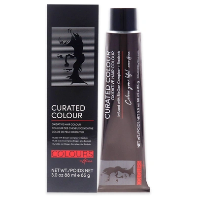 Colours By Gina Curated Colour - 4.35-4gm Golden Mahogany Brown By  For Unisex - 3 oz Hair Color In Black