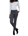 UP SLIM TROUSER IN LANARK IN BLACK & WHITE