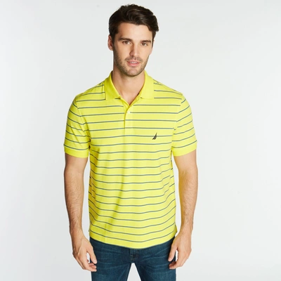 Nautica Mens Classic Fit Striped Deck Polo In Multi