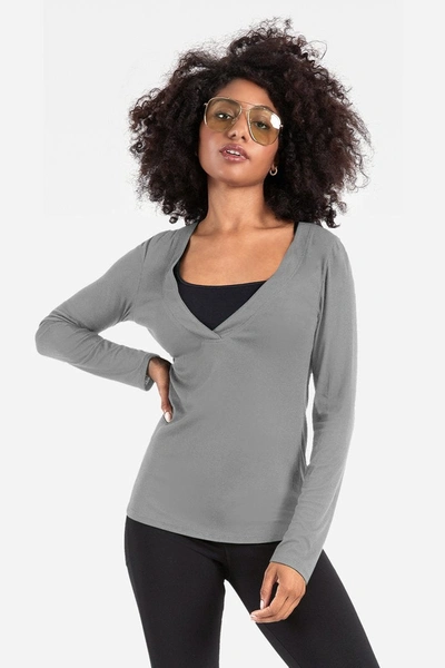 Capsule 121 The Adhara Top In Grey