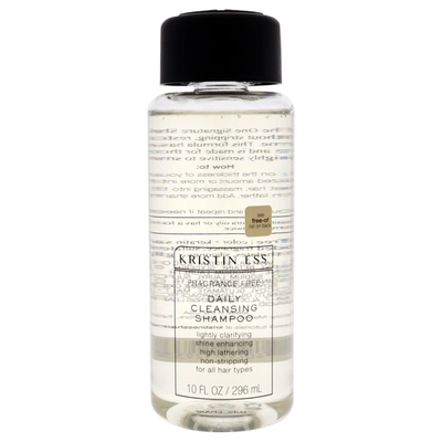 Kristin Ess Fragrance Free Daily Cleansing Shampoo By  For Unisex - 10 oz Shampoo