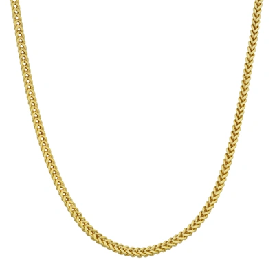 Fremada 10k Yellow Gold 1.9mm Franco Link Necklace (22 Inch)