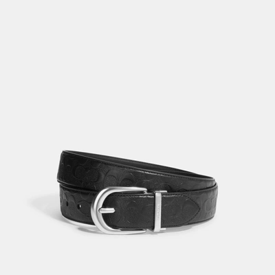 Coach Outlet Classic Buckle Cut To Size Reversible Belt, 38 Mm In Black