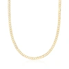 Ross-simons Men's 3.6mm 14kt Yellow Gold Curb Link Necklace In Gold