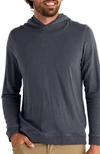 FREE FLY BAMBOO HERITAGE FLEECE HOODY IN GRAPHITE