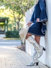 Rockwell Tharp Adrianna Dress In Navy In Blue