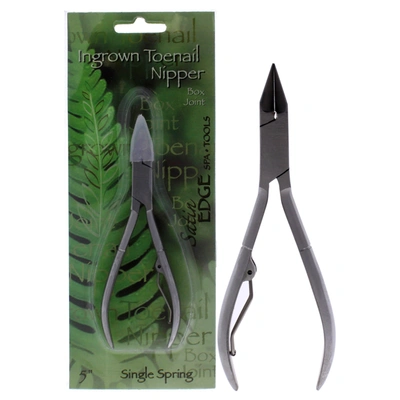 Satin Edge Ingrown Toenail Nipper - Single Spring By  For Unisex - 5 Inch Nippers In Green