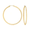 Ross-simons 2.5mm 14kt Yellow Gold Hoop Earrings In Gold