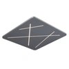 Vonn Lighting Tureis Vmcf41200al 18" Integrated Led Ceiling Light Square Flush Mount In Silver