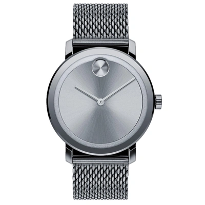 Movado Bold Evolution Ionic Plated Grey Steel Bracelet Watch